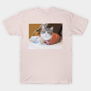 Brown shirt cats T-Shirt